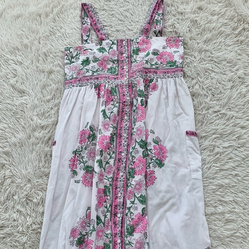 juliet Dunn sleeveless midi dress sz 3 (L) in excellent condition